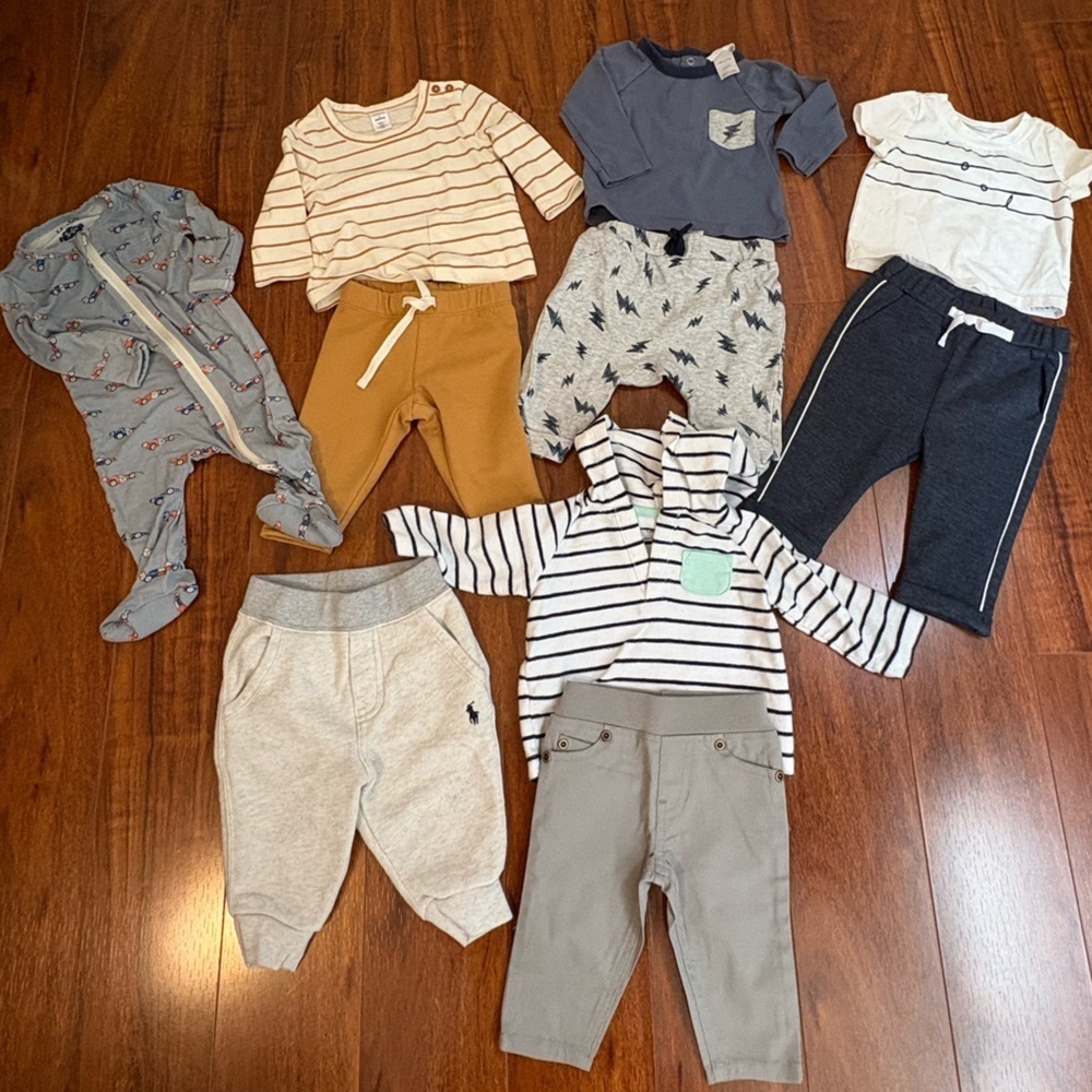 10 Piece Baby Clothes Bundle Size 3 - 6 M Nordstrom, Bloomingdale’s, MINICLASIX